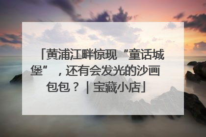 黄浦江畔惊现“童话城堡”，还有会发光的沙画包包？｜宝藏小店