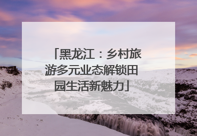 黑龙江：乡村旅游多元业态解锁田园生活新魅力