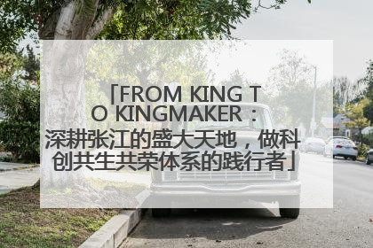 FROM KING TO KINGMAKER：深耕张江的盛大天地，做科创共生共荣体系的践行者